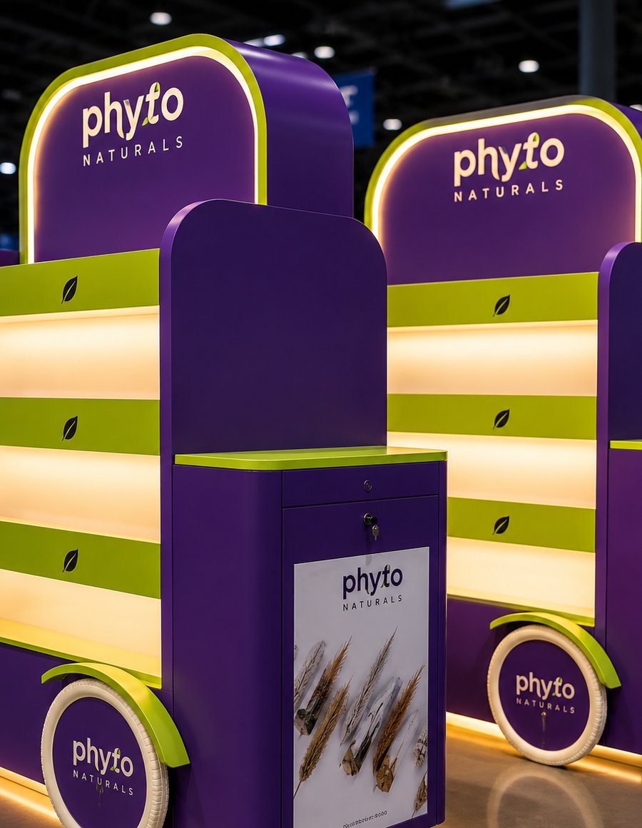 Displays expositivos Phytoervas