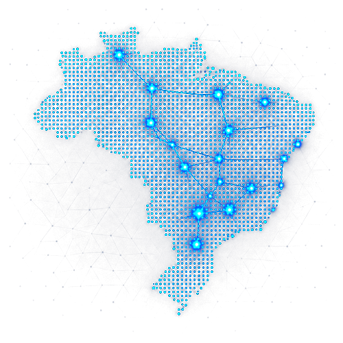 Mapa estilizado do Brasil