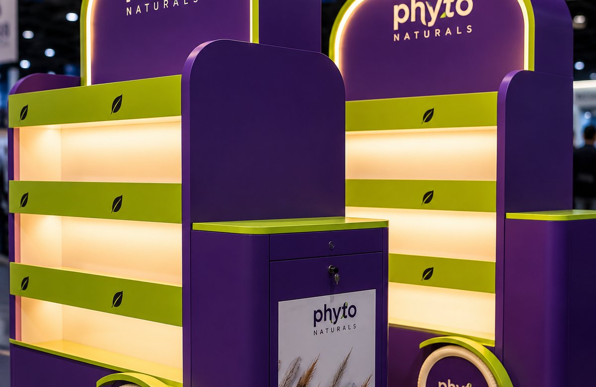 Estande Phytoervas no evento Naturtech 2024